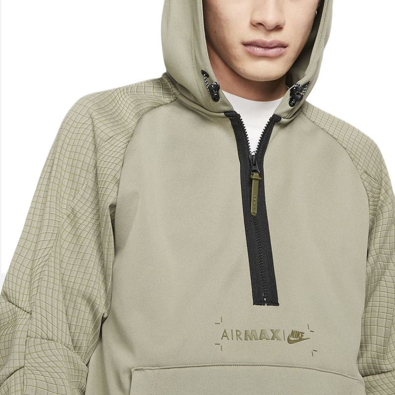 Sweat Air Max Half Zip Textile - Beige - Homme - Nike - The Bradery