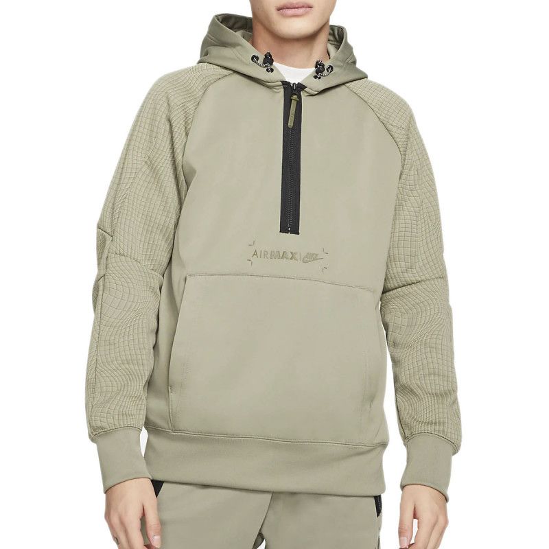 Sweat Air Max Half Zip Textile - Beige - Homme - Nike - The Bradery