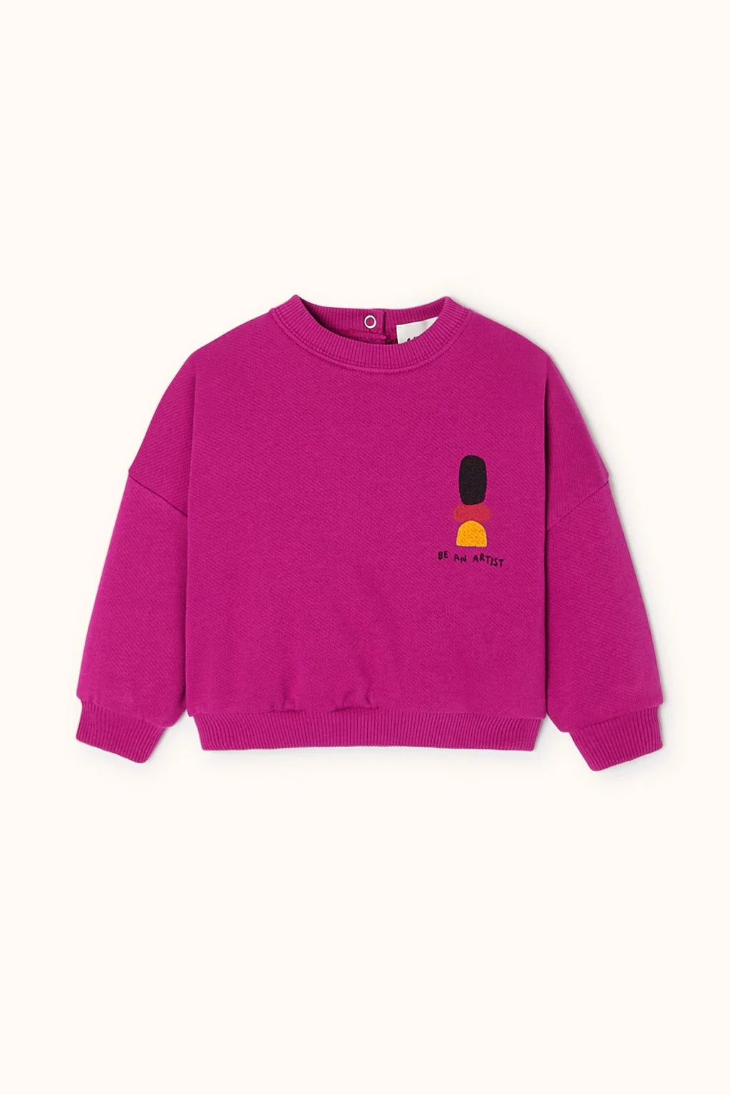 Sweat Bali - Tampon Placé Fuchsia - Bébé
