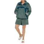 Sweat Gayel Sherpa Half Snap - Vert - Femme - UGG2 - The Bradery