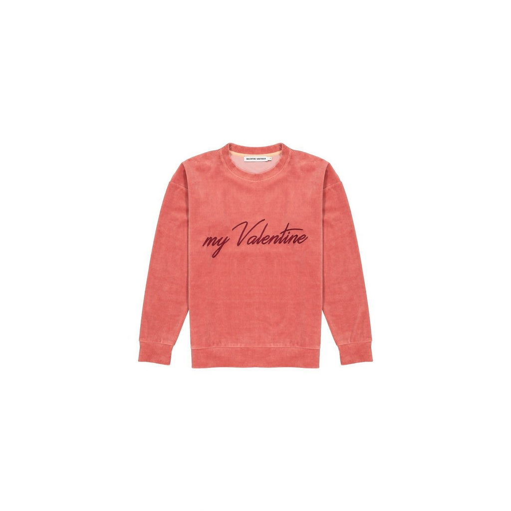 Sweat Keziah Velours Camelia My Valentine - Maille Et Sweats - Valentine Gauthier - The Bradery