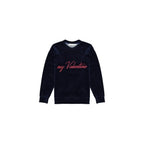 Sweat Keziah Velours Dark Blue My Valentine - Maille Et Sweats - Valentine Gauthier - The Bradery