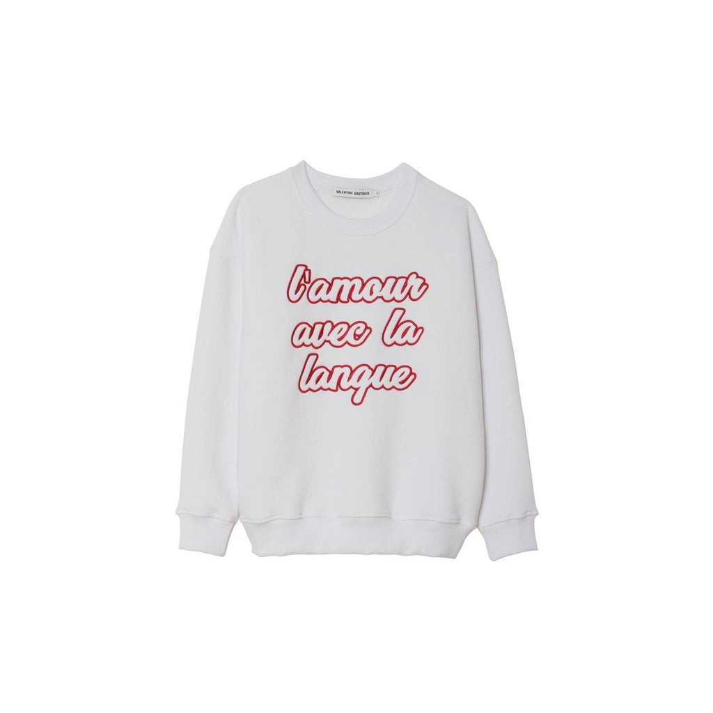 Sweat Keziah White Cotton - Maille Et Sweats - Valentine Gauthier - The Bradery