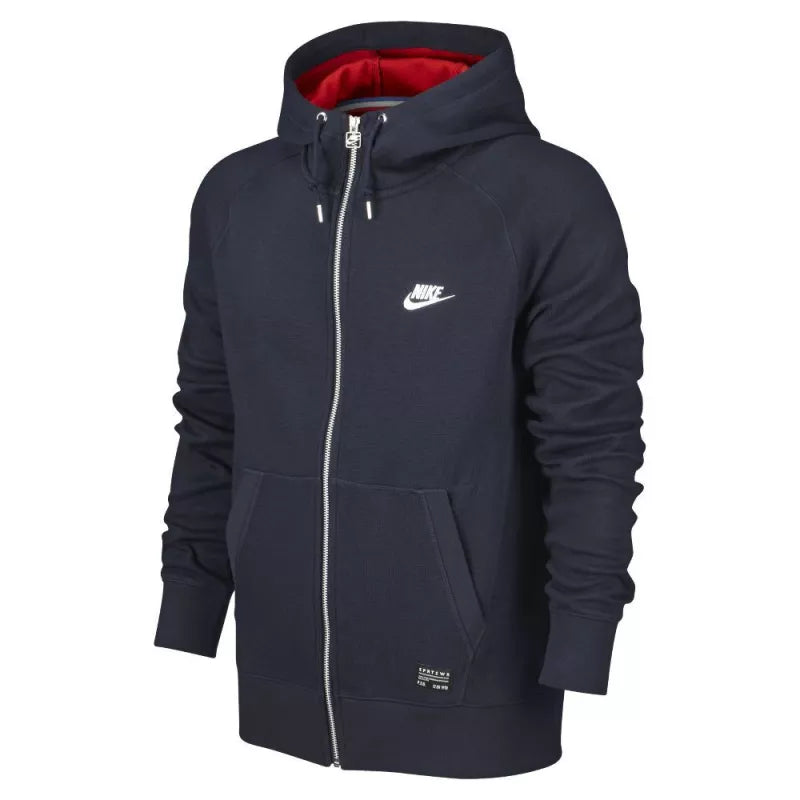 Sweat Nike Psg Aw77 Covert Full Zip Hoody - Bleu