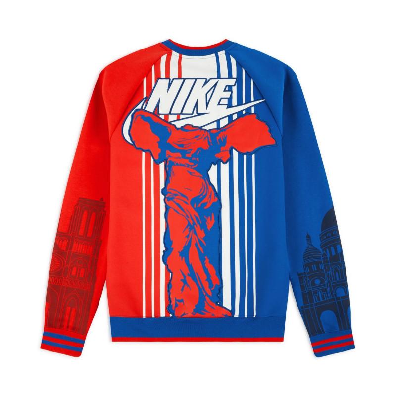 Sweat Nike Sportswear Paris Crewneck - Bleu - Homme - Nike - The Bradery