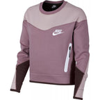 Sweat Nike Sportswear Tech Fleece Crew - Violet - Femme - Nike - The Bradery