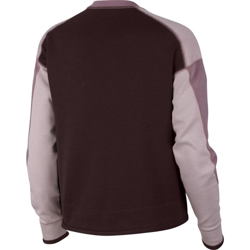 Sweat Nike Sportswear Tech Fleece Crew - Violet - Femme - Nike - The Bradery