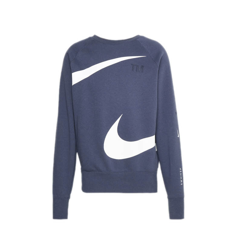 Sweat Nike Swoosh Fleece Crew - Bleu NIKE SWEAT HOMME TEXTILE Nike