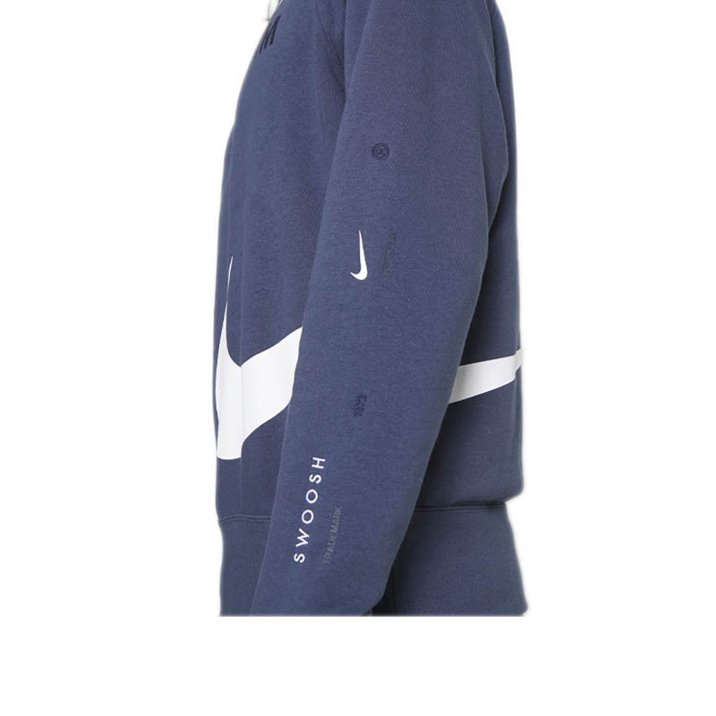 Sweat Nike Swoosh Fleece Crew - Bleu NIKE SWEAT HOMME TEXTILE Nike