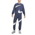 Sweat Nike Swoosh Fleece Crew - Bleu NIKE SWEAT HOMME TEXTILE Nike