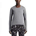 Sweat Nike Tech Fleece Crew - 685748-091 - Gris - Femme NIKE SWEAT FEMME TEXTILE Nike
