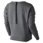 Sweat Nike Tech Fleece Crew - 685748-091 - Gris - Femme NIKE SWEAT FEMME TEXTILE Nike