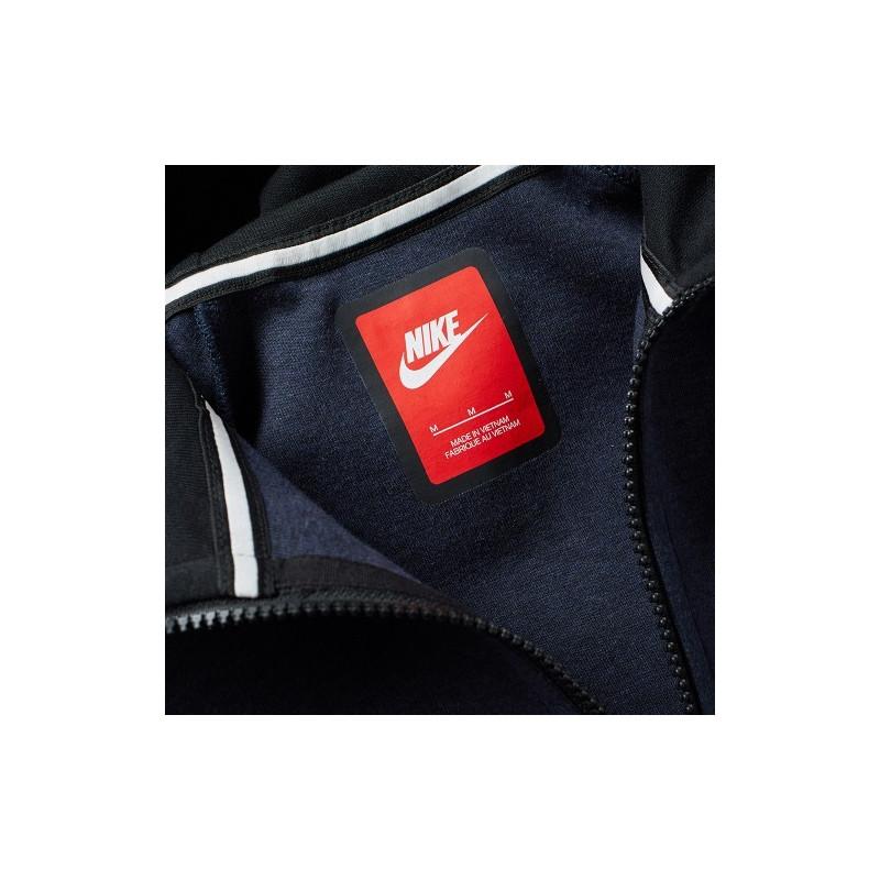 Sweat Nike Tech Fleece Windrunner - 805144-473 - Bleu - Homme NIKE SWEAT HOMME TEXTILE Nike