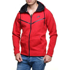 Sweat Nike Tech Fleece Windrunner - 805144-654 - Rouge - Homme NIKE SWEAT HOMME TEXTILE Nike