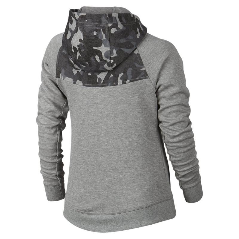Sweat Nike Tech Fleece Windrunner Junior - 716370-010 - Gris - Junior NIKE JACKET JUNIOR TEXTILE Nike