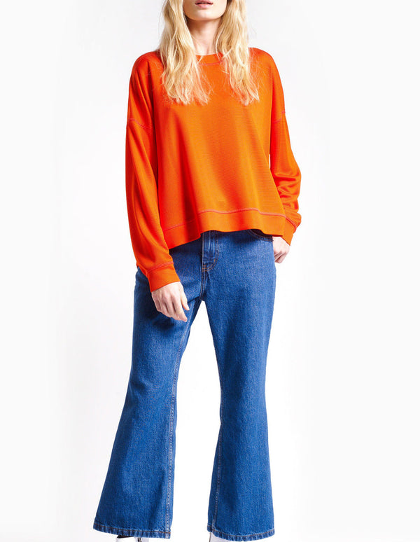 Sweat Sam - Orange MAILLES Margaux Lonnberg
