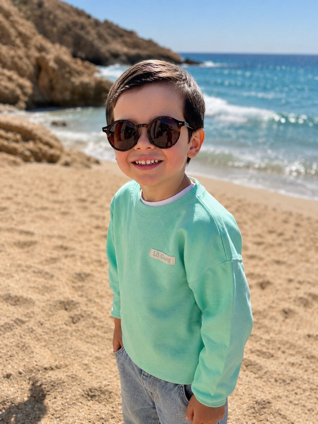 Hommes Sweat Solal Menthe - Enfant Garçon - Mint