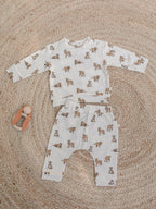 ensemble tigre en coton pour bébé milinane