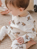 sweat tigre en coton bio pour bébé milinane