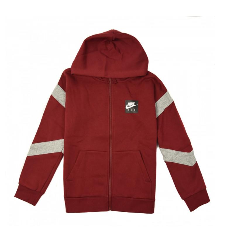 Sweats Nike B Nk Air Hoodie Fz - Rouge - Junior NIKE SWEAT JUNIOR TEXTILE Nike