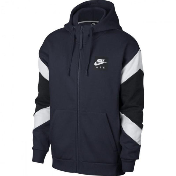 Sweats Nike M Nsw Air Hoodie Fz Flc - Bleu - Homme NIKE SWEAT HOMME TEXTILE Nike