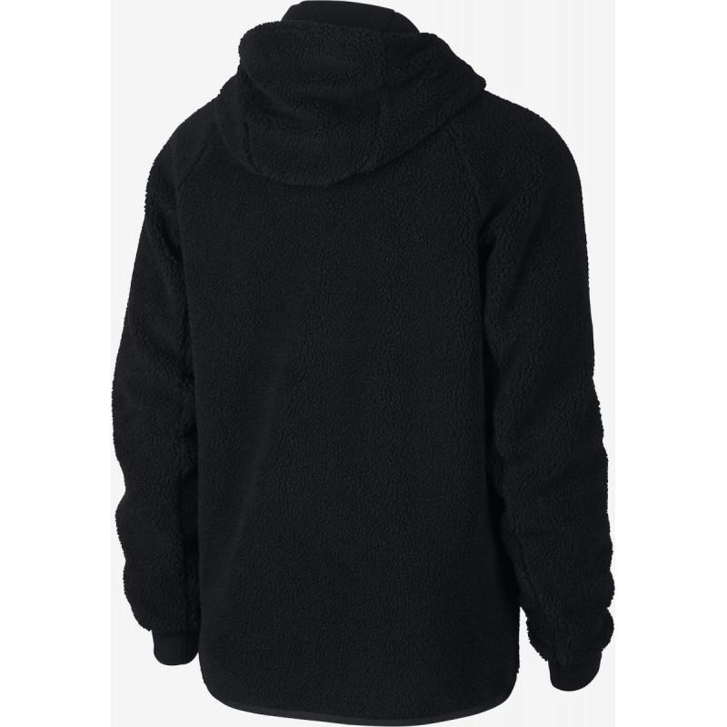Sweats Nike M Nsw Wr Hoodie Tch Sherpa - Noir - Homme NIKE JACKET HOMME TEXTILE Nike