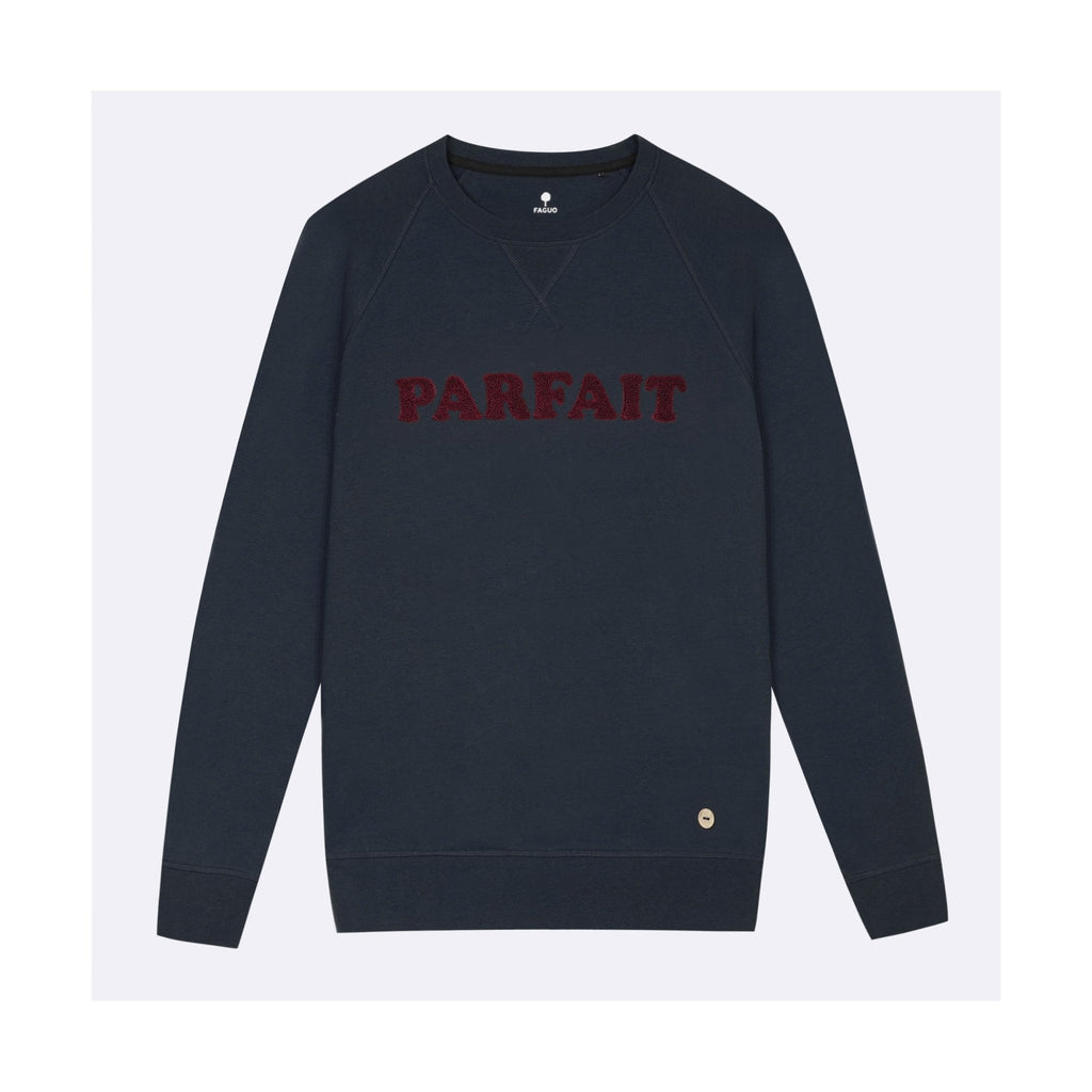 Sweatshirt Darney Coton - Bleu Marine - Homme - Faguo - The Bradery