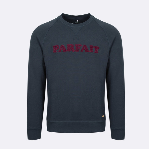 Sweatshirt Darney Coton - Bleu Marine - Homme - Faguo - The Bradery