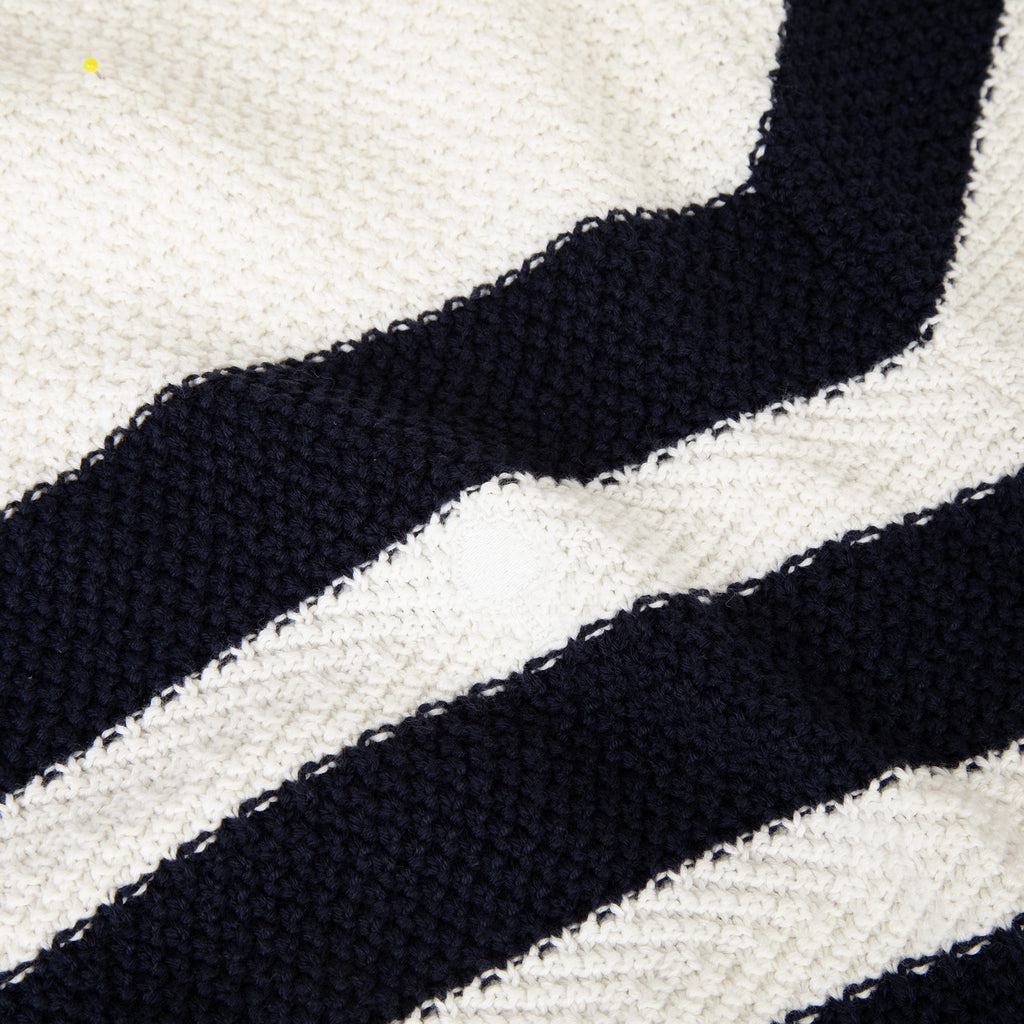 Sweatshirt Vercors Coton - Ecru/Bleu Marine - Homme - Faguo - The Bradery
