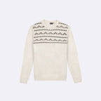 Sweatshirt Vercors Laine - Ecru - Homme - Faguo - The Bradery