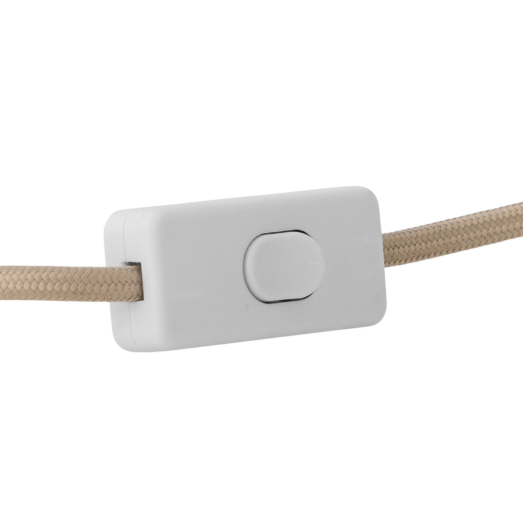 Emmie - Lampe À Poser - Blanc - Polyester