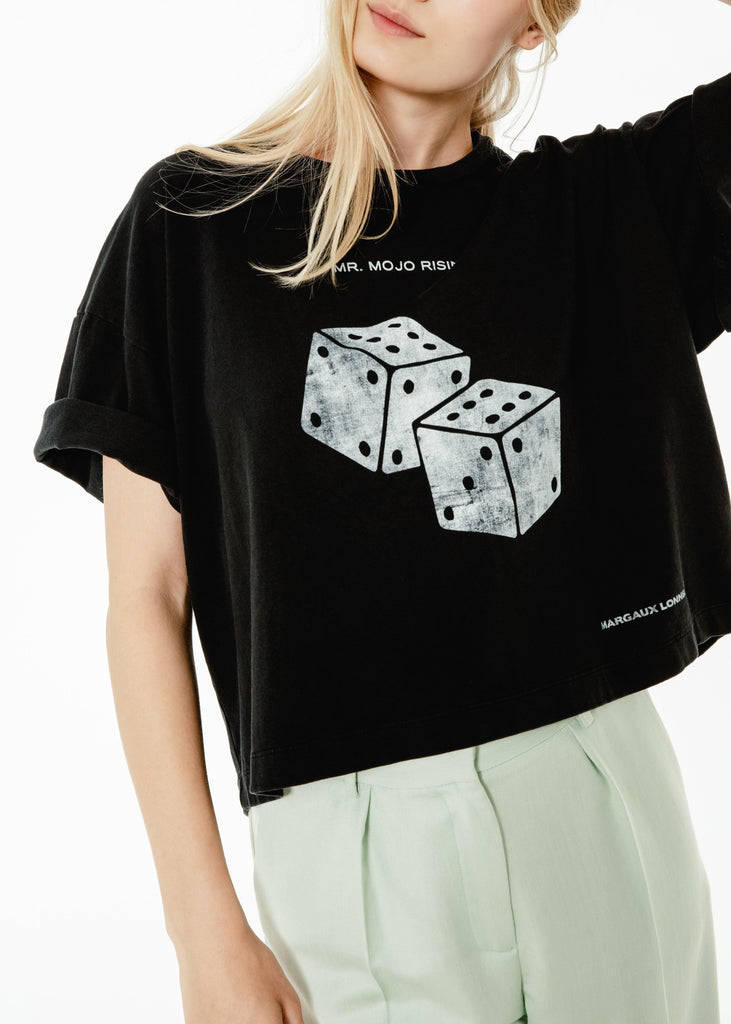 T-Shirt Brisa "Mr Mojo Risin" - Noir Usé HAUTS Margaux Lonnberg