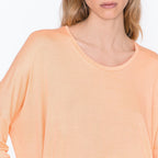 T-Shirt Ines - Abricot HAUTS Margaux Lonnberg