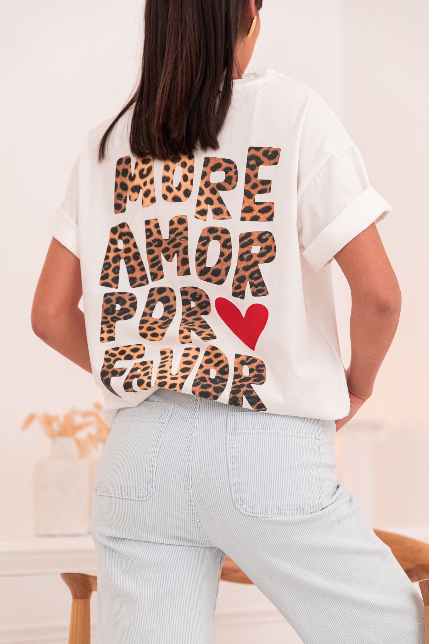 RYM Blanc - T-Shirt Imprimé