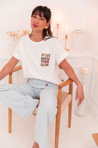 RYM Blanc - T-Shirt Imprimé