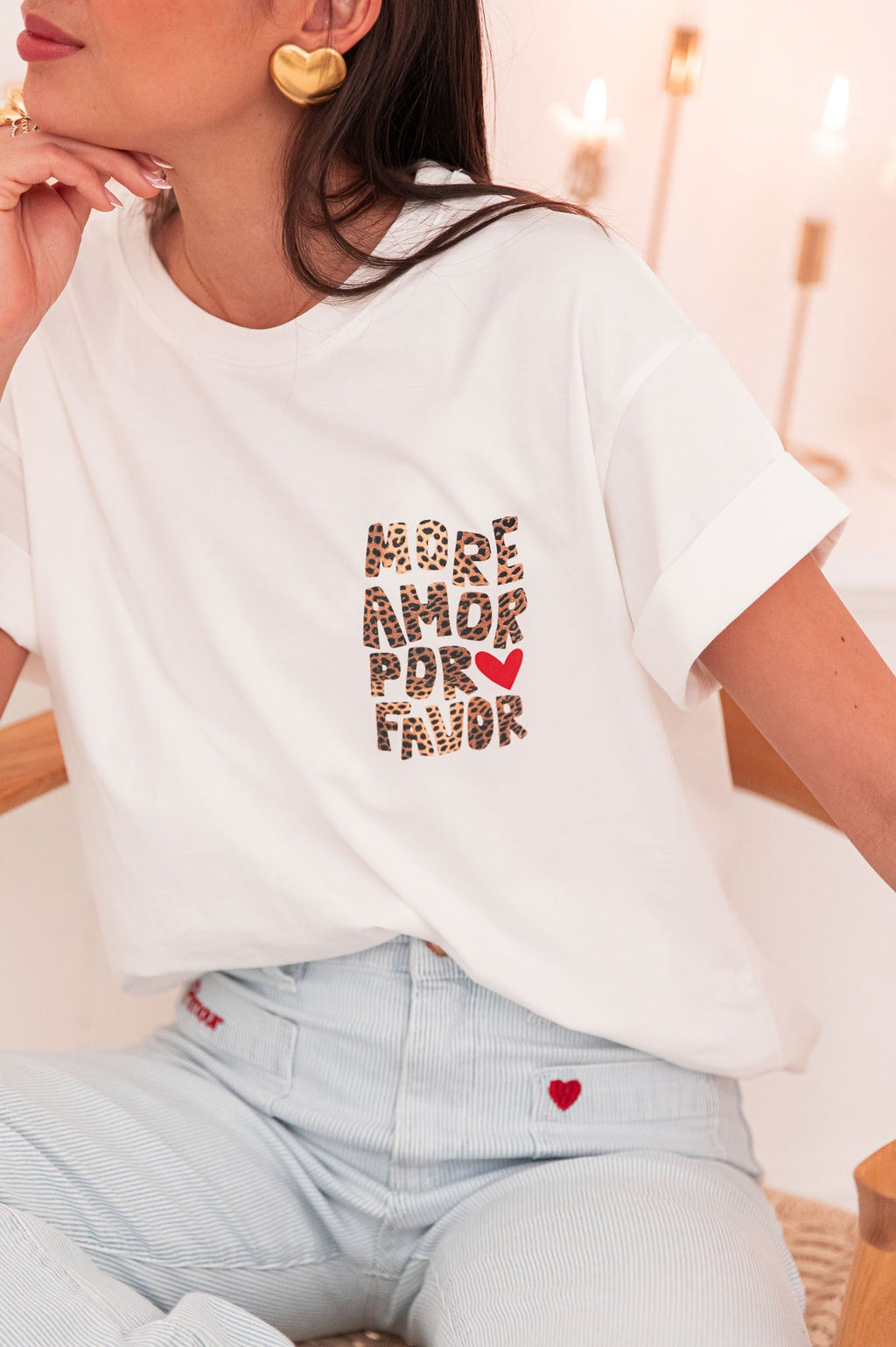 RYM Blanc - T-Shirt Imprimé