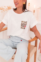 RYM Blanc - T-Shirt Imprimé