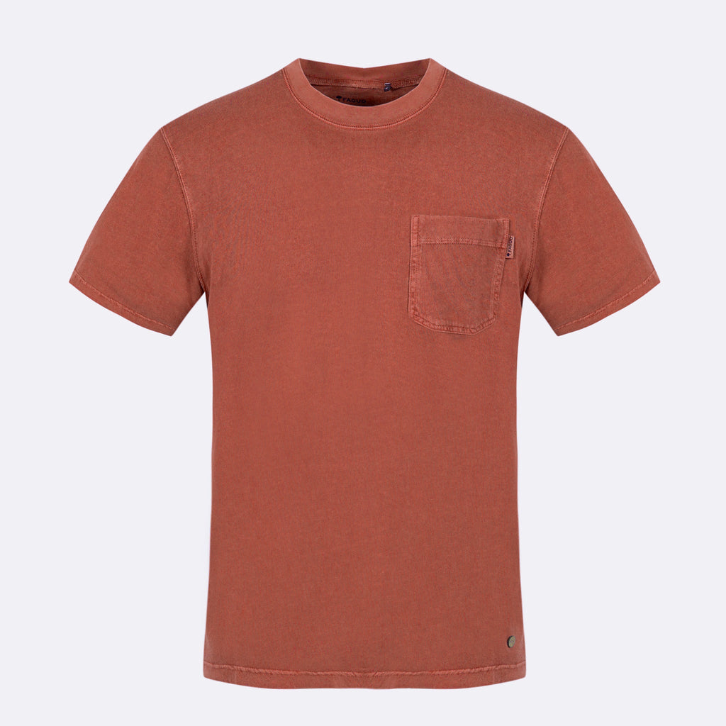 T-Shirt Migne Coton - Terracotta - Homme - Faguo - The Bradery