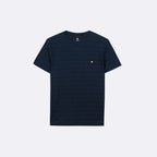 T-Shirt Olonne - Marine - Homme T-SHIRT COL ROND Faguo