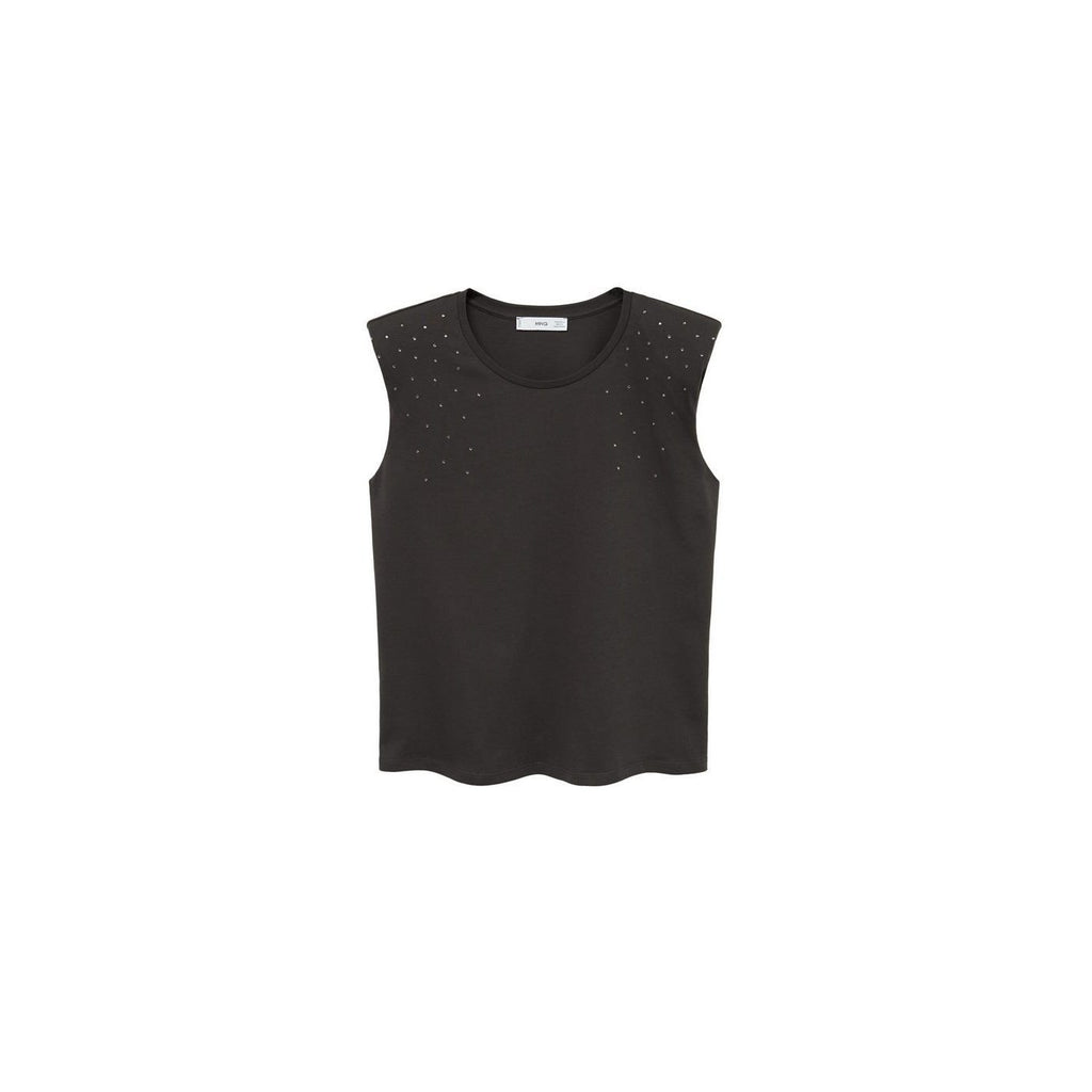 T-Shirt Strass7 - Anthracite - Femme