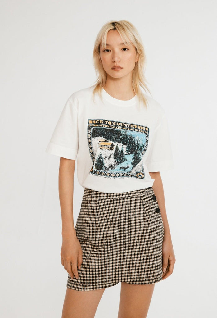 T-Shirt Thime - Ecru - Claudie Pierlot - The Bradery