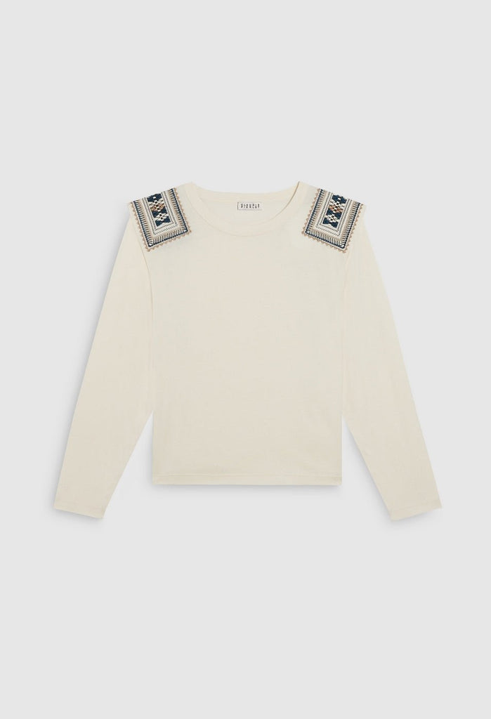 T-Shirt Tulum - Creme - Claudie Pierlot - The Bradery