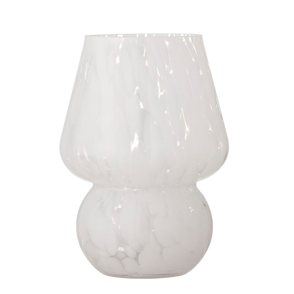 Halim - Vase - Blanc - Verre