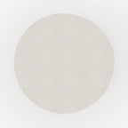 table basse blanche beton appoint ronde capri