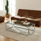 Table Basse Maggy Verre Trempé Noir