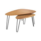 table basse ovale kiwi en bois et pieds en metal noir_1