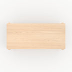 table bois clair rectangulaire rdv deco