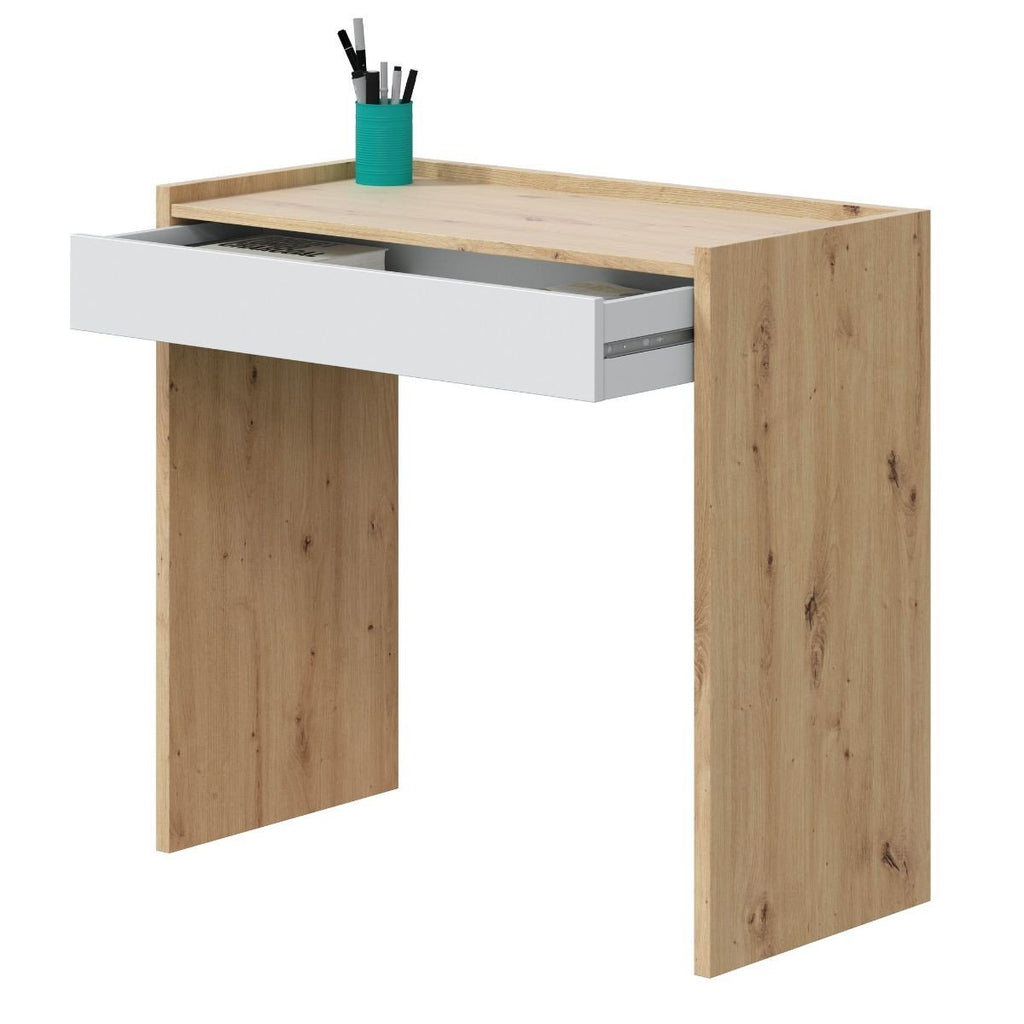 Bureau 1 Tiroir Noa - L82 cm - Décor Bois