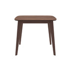 table caree 4 personnes bois fonce julio