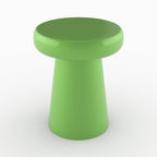 table d appoint en metal vert petant ronde anouk